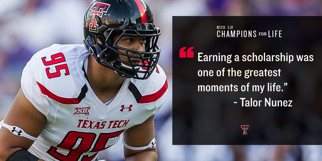 BergmansLaw's tweet photo. As part of my NFL underdog project where I decided to put on an NFLPA agent hat in order to represent HIGHLY qualified NFL prospects who need a shot of "marketing fairness" for the NFL , I am proud to announce my first signed client for the 2018 season, @TalorNunez @TexasTechFB ! https://t.co/Efk5HwAhf9