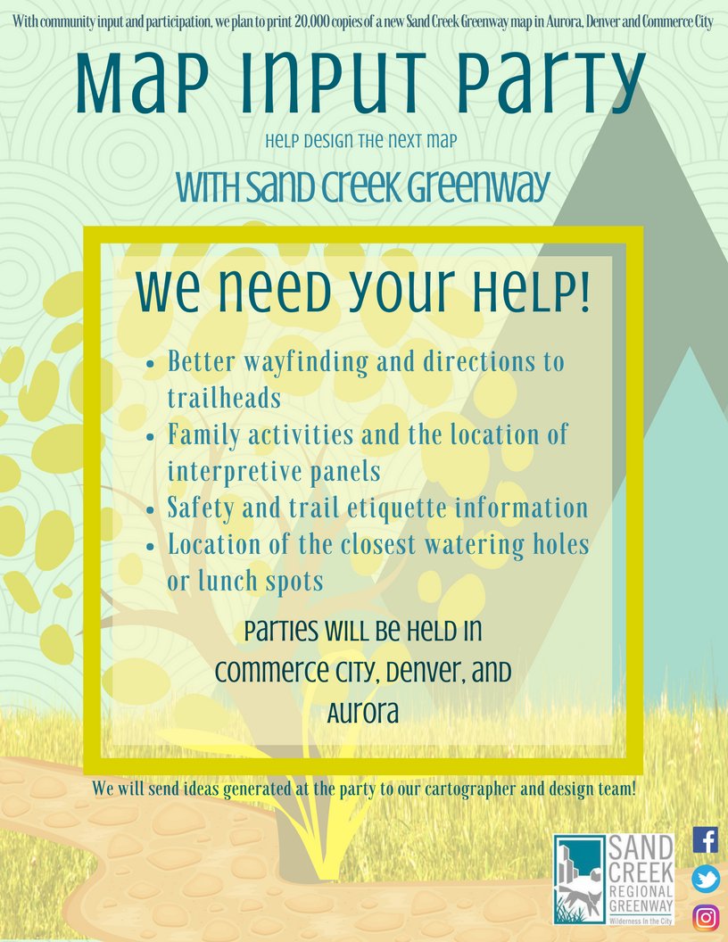 SandCreekGrnwy's tweet photo. Help us build a new map of the Greenway by attending a MAP PARTY at Cuba Cuba/Northfield on Jan 9! RSVP by Jan 6 and join the fun! https://t.co/EQ8Uvutc6d https://t.co/gpBxi6ZbEy
