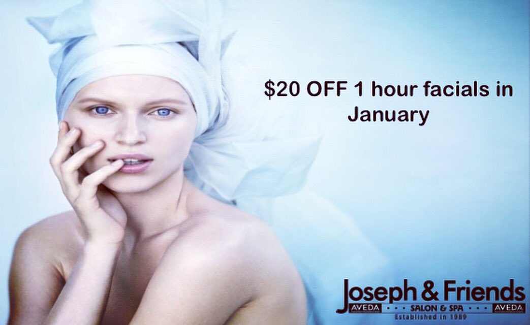 stephcrystalspa's tweet photo. Happy New Year! Is 2018 the year you get serious about your skin? Please enjoy $20 off any 1 hour Aveda facial with me thru January! Call Joseph and Friends to book your appt today! 770.993.0058 https://t.co/lGPcuTjIwq https://t.co/mws86VmHjQ