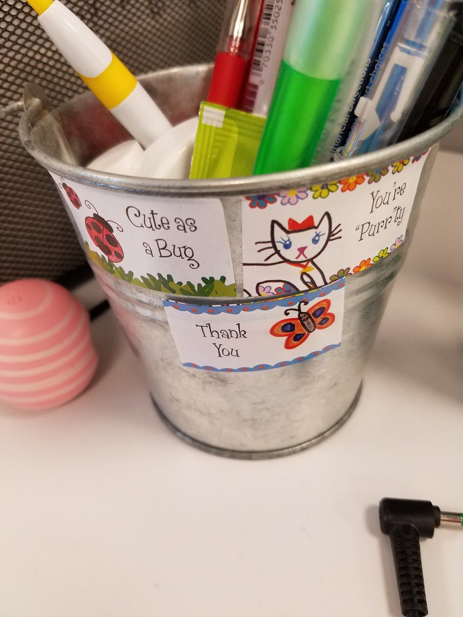jharmor89's tweet photo. Thanks for the beautiful stickers, @StJude! They've definitely brightened up my desk at work 😄 What talented artists! https://t.co/5pbxdREYOv