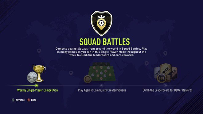EASPORTSFC's tweet photo. New to #FIFA18 is Squad Battles! Complete matches to earn #FUT rewards.    

Learn More: https://t.co/8Etz4ugDVH https://t.co/up98E80E8d