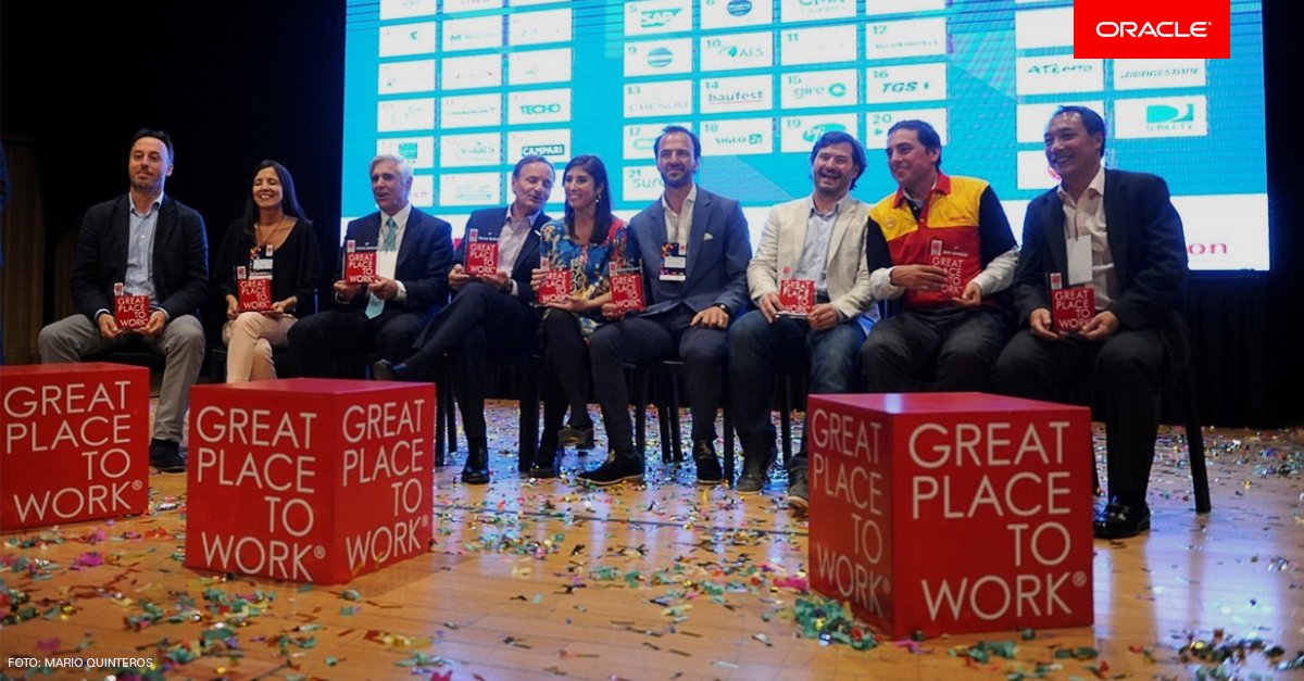 OracleCarib's tweet photo. ¡Oracle está entre las mejores empresas para trabajar en Argentina! Conoce la lista: https://t.co/roTdD5E9TQ #GreatPlaceToWork https://t.co/k5e2zeotWG