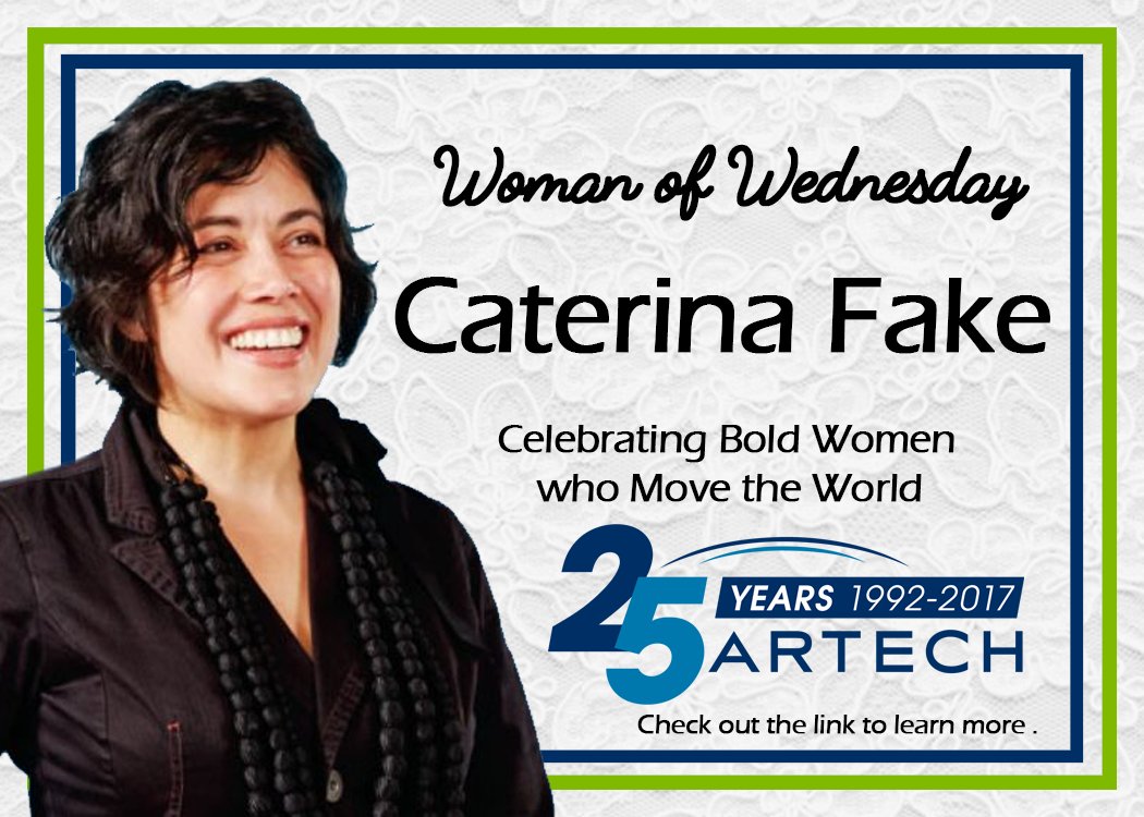 Artech_LLC's tweet photo. #WomanofWednesday @caterina is a Flickr co-founder, Chairman of the Board at Etsy, and startup advisor.  https://t.co/4numRUyAh5 https://t.co/6nQYyW1lzE