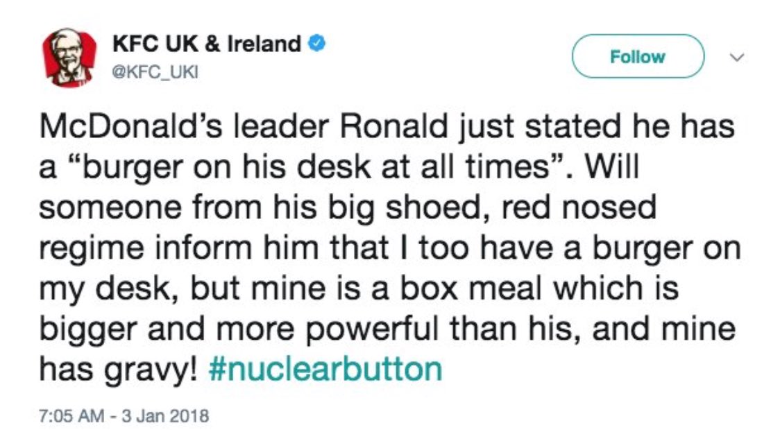 IsItFOO's tweet image. #Button #ButtonEnvy #KFC #McDonalds