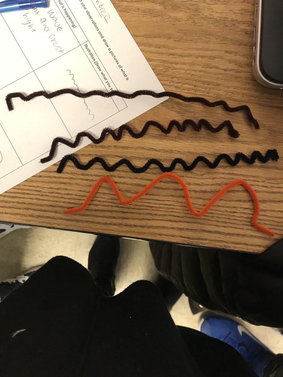 Students discover properties of waves through hands on investigation #ngss <a href="/PineCrestES/">Pine Crest ES</a>