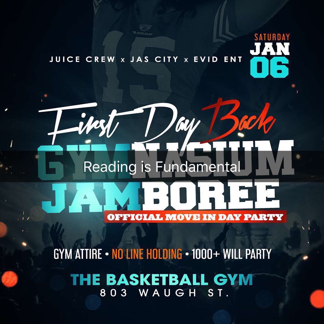 DPtheMC's tweet photo. THE MOVE IN MOVE FOR SATURDAY #NCAT 

#FIRSTDAYBACKGYMJAM https://t.co/T35nn8ykR9
