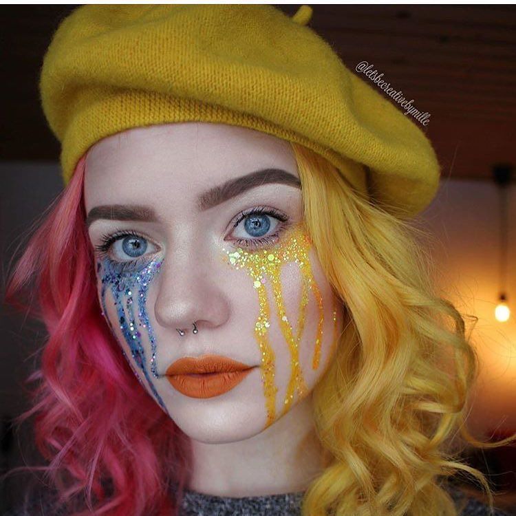 Glitopia's tweet photo. Looking gorgeous!! @letsbecreativebymille 😍Loving this look 💛💙💛💙 Thanks for using our Iridescent and abracadabra glitters! Keep sending your pics in. We love looking at your creations! 🌈 #glitopia #glitter #glittermakeup #iredescent #abracadabra … https://t.co/FEVTq9FcbG https://t.co/lLjBNqMJVv