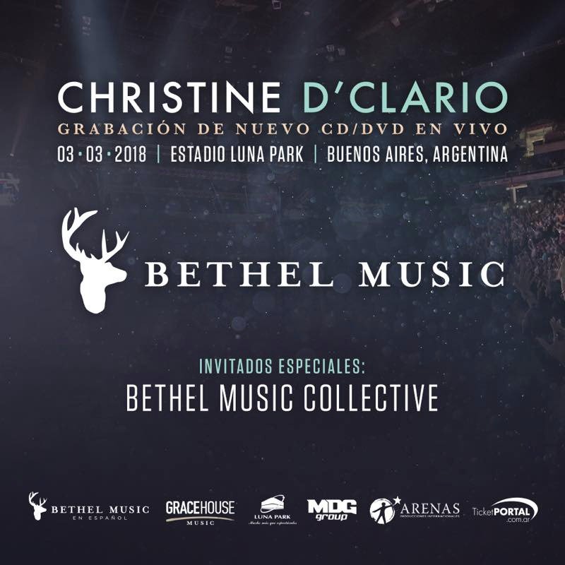 ¡ANUNCIÓ ESPECIAL! <a href="/ChristineDmusic/">Christine D'Clario</a> Estoy tan feliz de darle la bienvenida a nuestros amigos de <a href="/bethelmusic/">bethelmusic</a> Collective a la Grabación en Vivo de mi Nuevo CD/DVD! Adquiere tus boletos en Ticketportal: goo.gl/kiqs2q
#CDCLive <a href="/ProdArenas/">ARENAS Producciones</a> <a href="/MDGGroupPR/">MDG Group | Prensa</a>