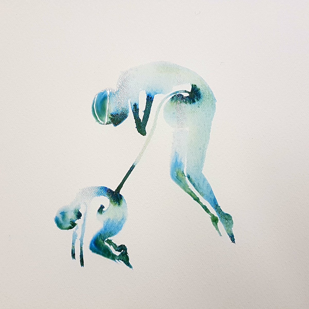 Katehorse's tweet photo. New work #watercolor #matrixial #trauma #arte #marsupial #babes #umbilica #Cornwall https://t.co/sPHMhdLIKK