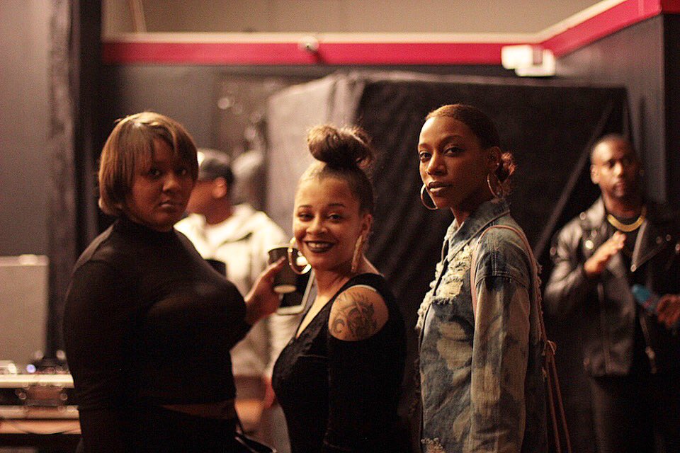 It’s not a playground if you don’t get to play in it 🌹. Here’s another picture from @jayebullo’s listening party! We loved hosting this!