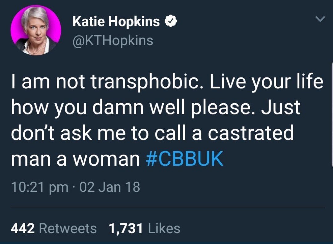 AdamPMansbridge's tweet photo. I'm not going to give her the satisfaction of tagging her because she loves the attention. But, seriously, that woman needs to just die. https://t.co/g4gxqTqggE