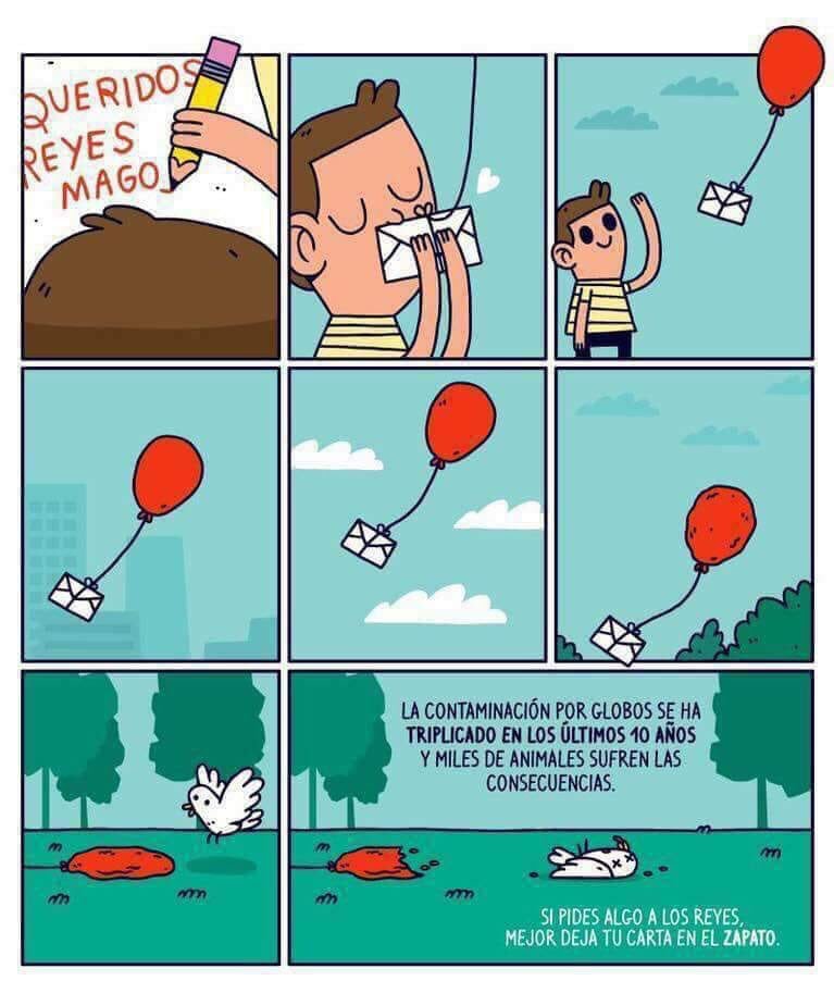 Wilfrido_LM's tweet photo. Si van a enviar su carta a Los Reyes Magos, ¡no utilicen globos! 🎈
Enseñemos a nuestros niños a ser responsables y solidarios 😉. https://t.co/M3Nd3LwfQi