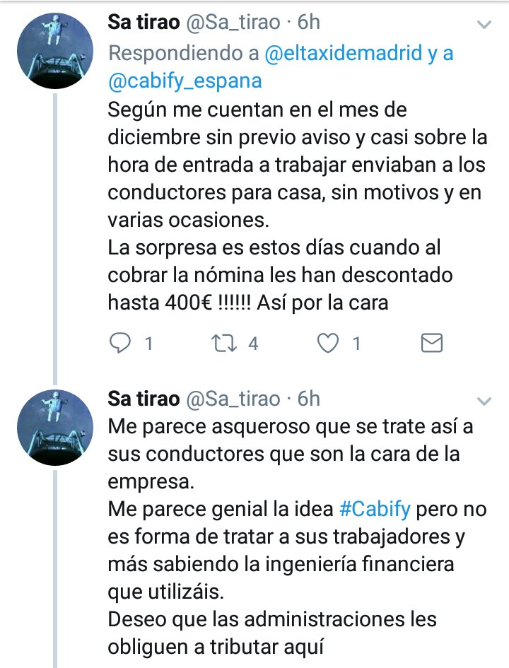CarlosTxProject's tweet photo. Vaya vaya #CabifyMola aunque la mona se vista de seda EXPLOTADORA SE QUEDA. #EstafaCabifyUber #CabifyTeLleva #CabiEstacazo #CabifyAccess #CabifyEstafa #Cabifylover https://t.co/2BRWN8t3sl