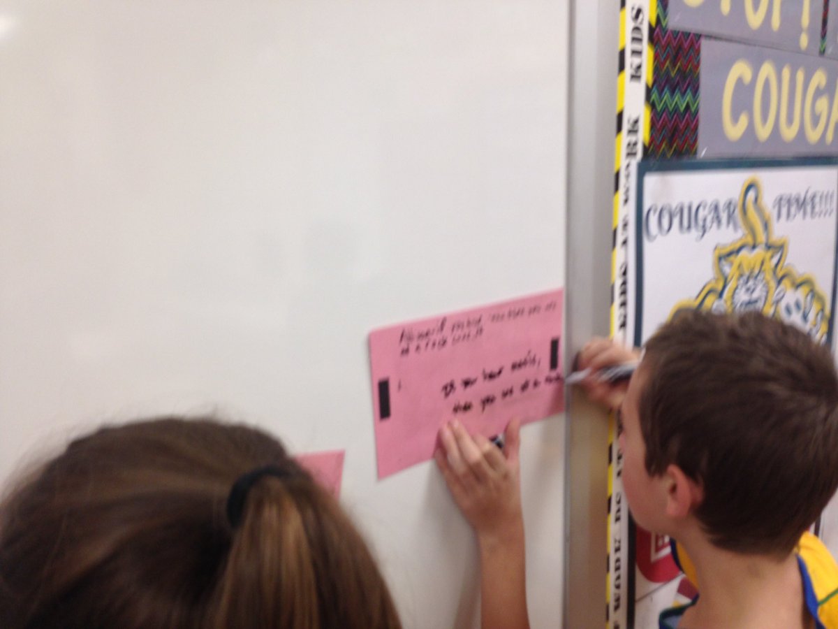 j_eisenberg87's tweet photo. 6th graders @CatonsvilleMS participate in a @Postit note activity to review concepts learned and hold meaningful and engaging discussions @BCPSMATH #mathdiscourse #mathpractices #viablearguments #critical https://t.co/lbuqr8o6CJ
