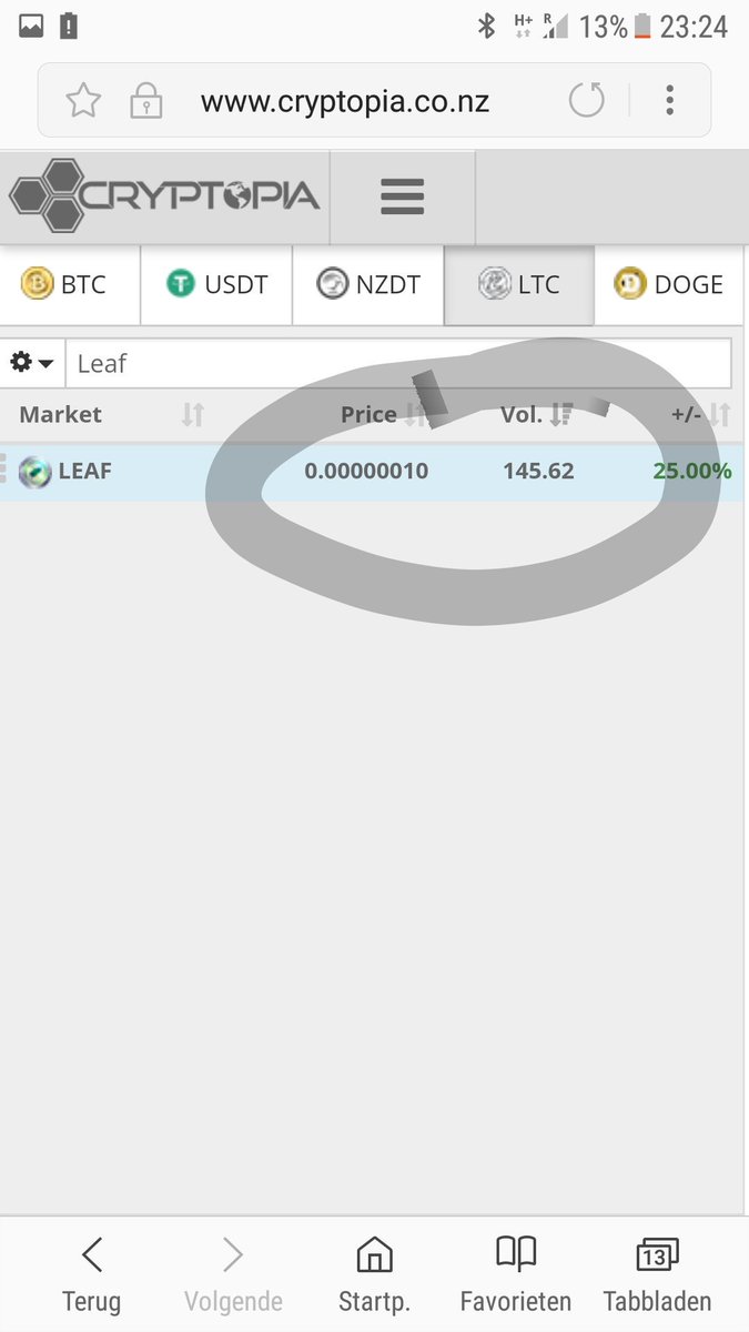 intocryptocoins's tweet photo. 145 litecoin volume on LEAF -LTC market. $leafcoin #leaf #leafco.in  to the moon.  Buy in at 10 litetoshi and thank me later when it is above 80 litetoshi. https://t.co/OEPiQsHZr5
