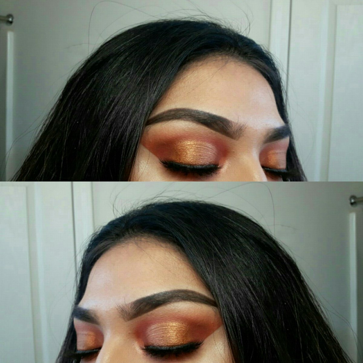trish_ya_bish's tweet photo. Bronzed copper 🌺🌻
@MorpheBrushes #dayslayer
#350M palettes https://t.co/VRRhPSZI95