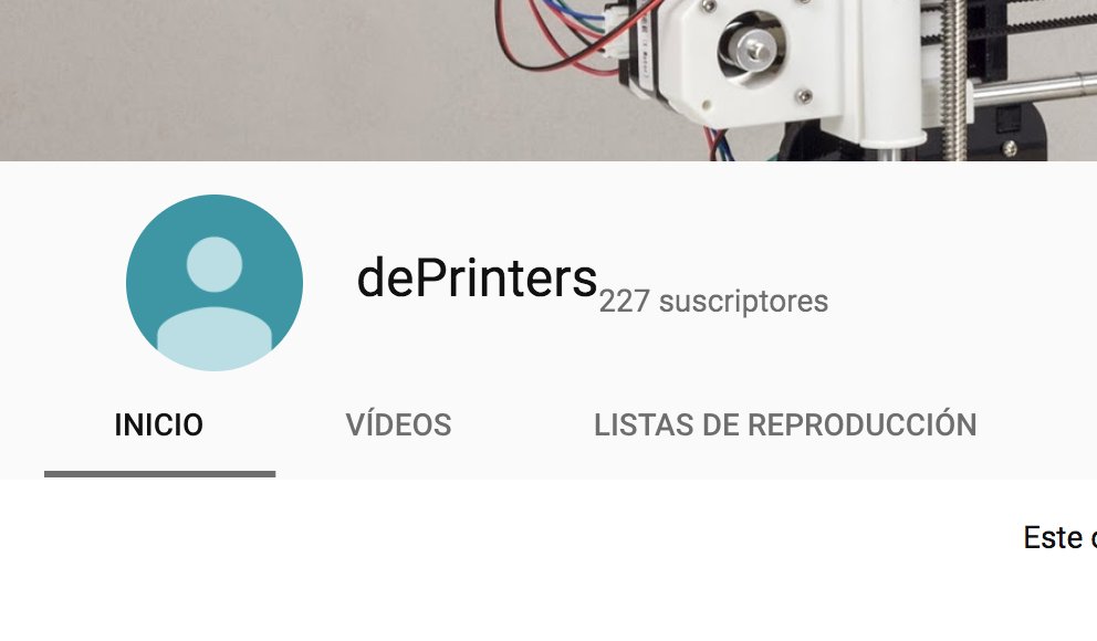 DePrinters's tweet photo. Todavía no hemos imprimido nada y ya somos un "puñao"! A este ritmo abriremos el canal con el especial 1000 suscriptores! CRACKS! https://t.co/bz0lEQplE3