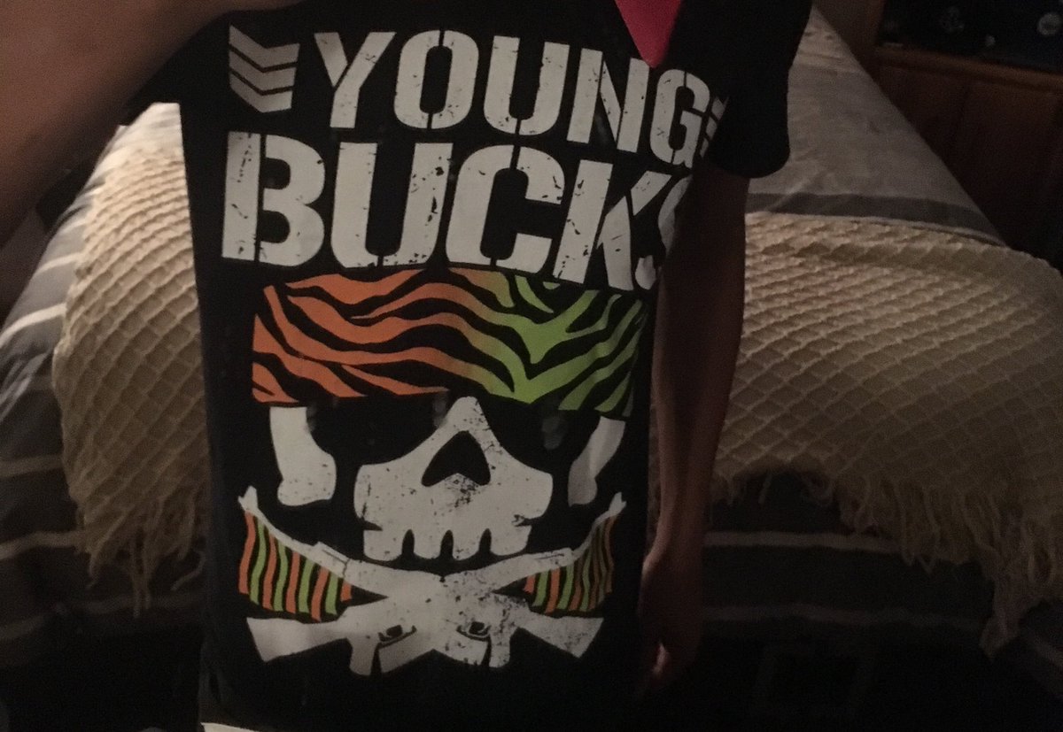 kennybackupacc's tweet photo. Had to show support for my Favorite Tag Team @MattJackson13 @NickJacksonYB today! Good Luck guys #YoungBucks #NJWK12 #LikeJordan https://t.co/hn70ed1BAB