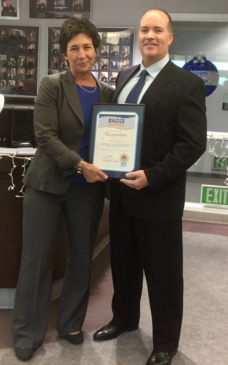 SenSusanEggman's tweet photo. We begin 2018 by presenting Brian Pekari w/ the #AD13Strong award. He is an outstanding member of the Tracy community as the Founder of “Tracy United to Make a Difference”. He also serves on the Tracy Crime Stoppers board &amp; SJ County Human Trafficking Task Force. Congrats! https://t.co/jtPIaSRXoZ