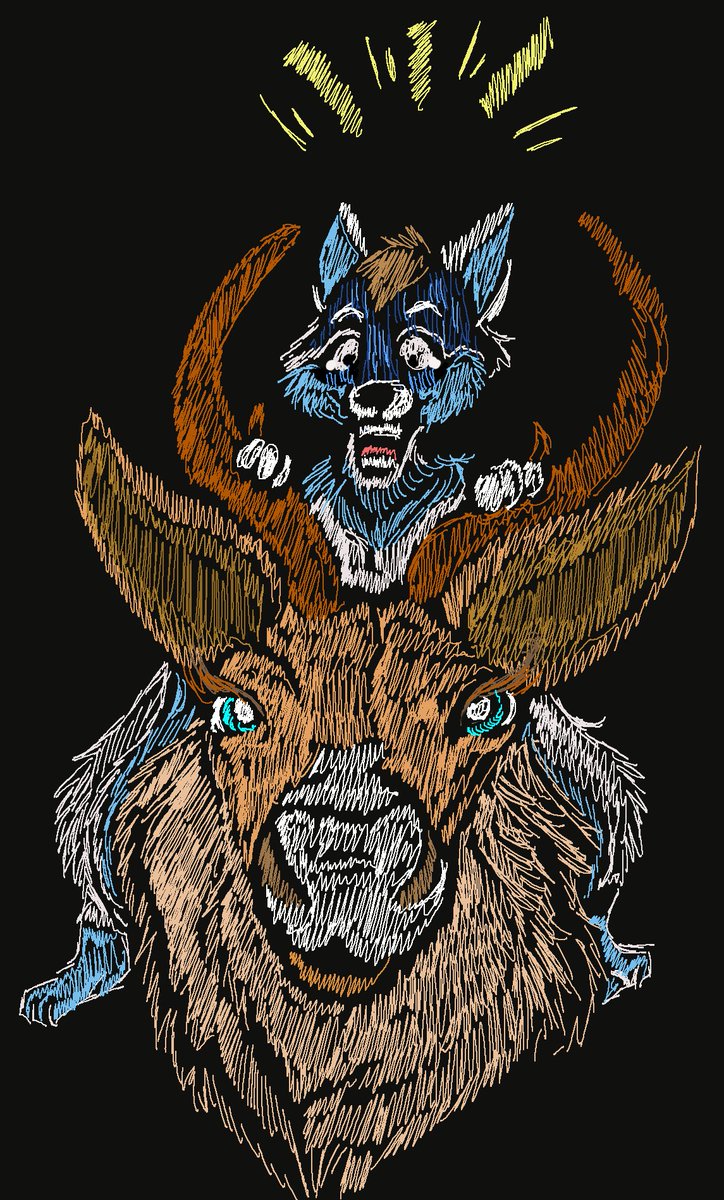 Catfolk_Cleric's tweet photo. For those of you who have never ridden a horse before, this art piece made for @Pollyanna_Bou on #TamingTuesday pretty much sums it up. https://t.co/9xbGidD3Av