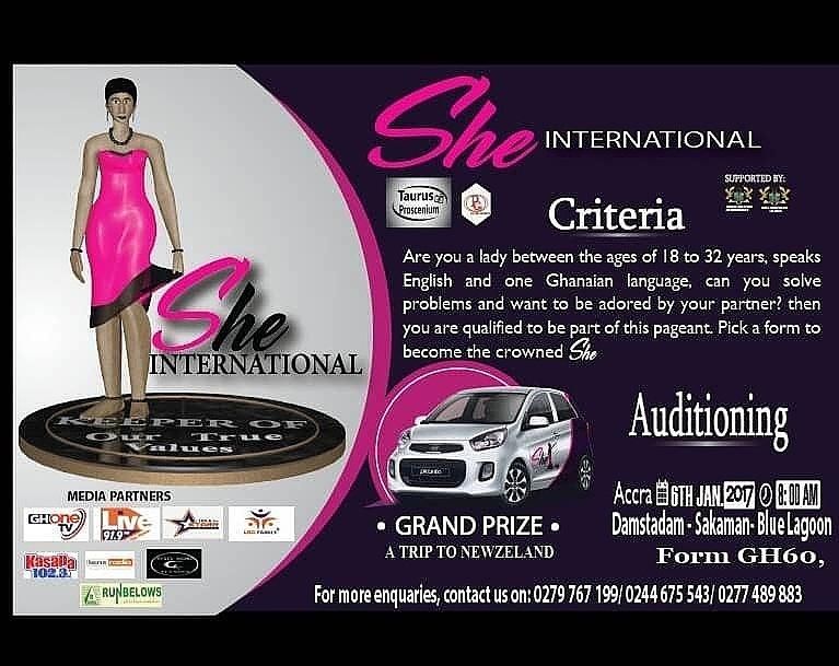 Eventpaqgh's tweet photo. Auditions start this 5th January.. Pick up your form n be a She woman with true value.event supported by the @officiallbcfam https://t.co/coQazqZSdI