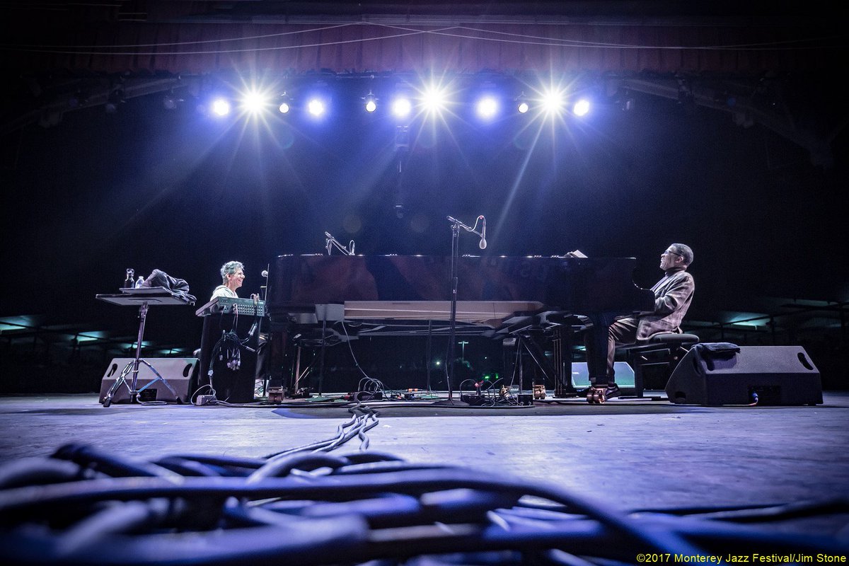 MontereyJazz's tweet photo. Wishing we could travel back to this spectacular evening!! Did you see #HerbieHancock and #ChickCorea at #MJF60?! Phenomenal!! #TBT https://t.co/rHoE0v7dqC