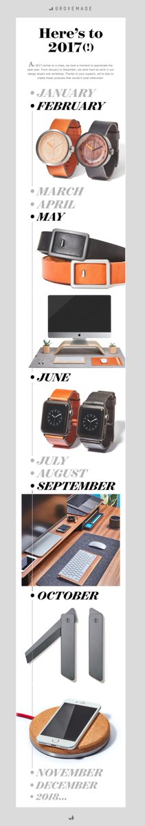 ClarifyTogether's tweet image. Grovemade: You don’t have to highlight every month if you don’t want to!