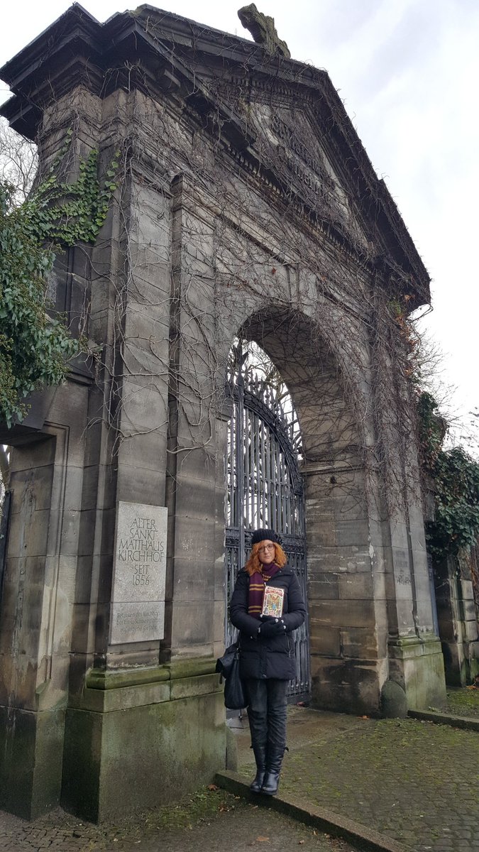 MyLifeIsAthread's tweet photo. @chriscolfer today I went visiting the brothers Grimm in Berlin, bringing with me #TLOS3 #TLOS6 and so part of you, the author who best honors their inheritance โค https://t.co/IdAztR0s91
