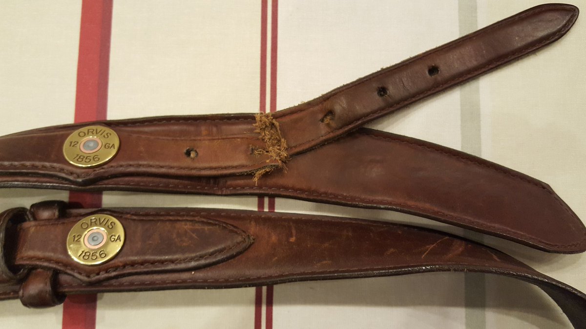 3dflame's tweet photo. I love my shotshell belt but the belt has broken.@TheOrvisCompany can this be fixed? https://t.co/cfaz89U6RK