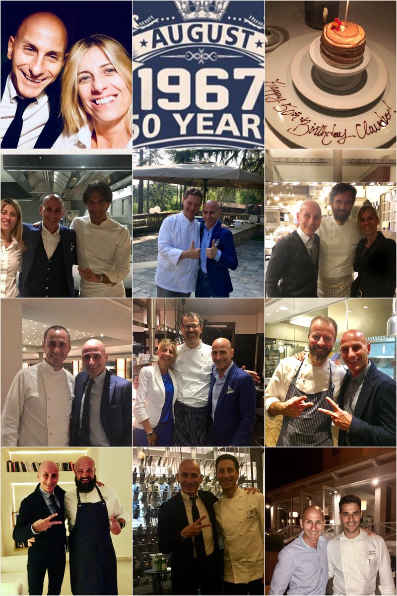 cscavizzi's tweet photo. #50th un anno vissuto golosamente #grazie a tutti voi @DAVIDEOLDANIDO @craccocarlo @enricocerea @chefAGuida @FrancescoApreda @SimonePadoan @domingoschingar @pasqual90332755 https://t.co/ebWrcJejX2