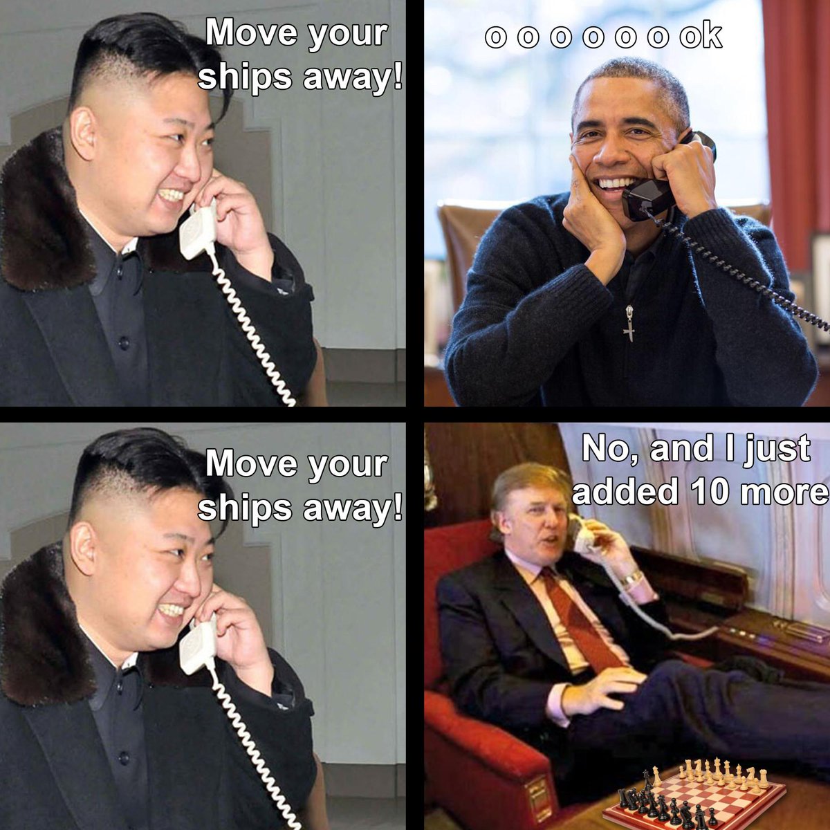 MakeAmerica1s's tweet image. Trump vs Kimjongun