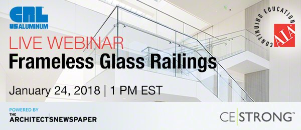 CRL_ARCH's tweet photo. Earn #AIA CEUs from the comfort of your home or office. @CRLaurence's #railing &amp; code experts partnered w/ @archpaper to bring you a live presentation that tackles the critical design &amp; performance considerations keeping you up at night. https://t.co/Cj7e3jbb6B #WednesdayWisdom https://t.co/r6DKT91VwT