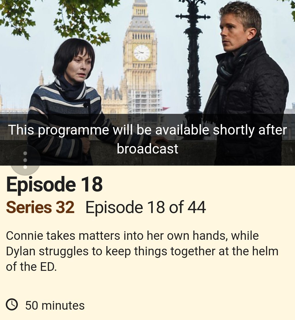 MealingFans's tweet image. Spoiler: Credit to BBC Casualty. 6/1/18- Connie takes matters into her own hands.😓 x