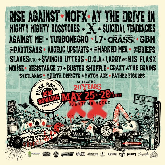 NOFXband's tweet photo. We’re playing @PunkRockBowling in May! Full lineup just revealed. Tickets on sale now at https://t.co/vvPuBTYdGa https://t.co/79hUBweLdM