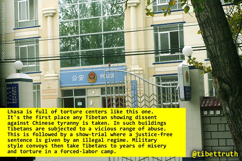 tibettruth's tweet photo. #Tibetans have no justice only political show-trials, torture and forced-labor camps! #trueTibet https://t.co/VAlGhMMwx3