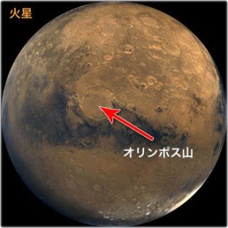 ひでざんまい すしを على تويتر 火星 オリンポス山 冬休み子ども科学電話相談