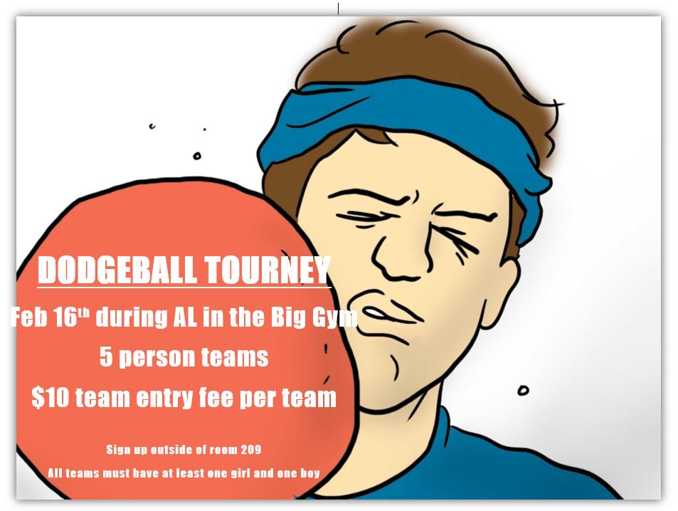NPStudentCncl's tweet image. If you can dodge a wrench, you can dodge a ball! Dodgeball Tourney sign ups outside of room 209!