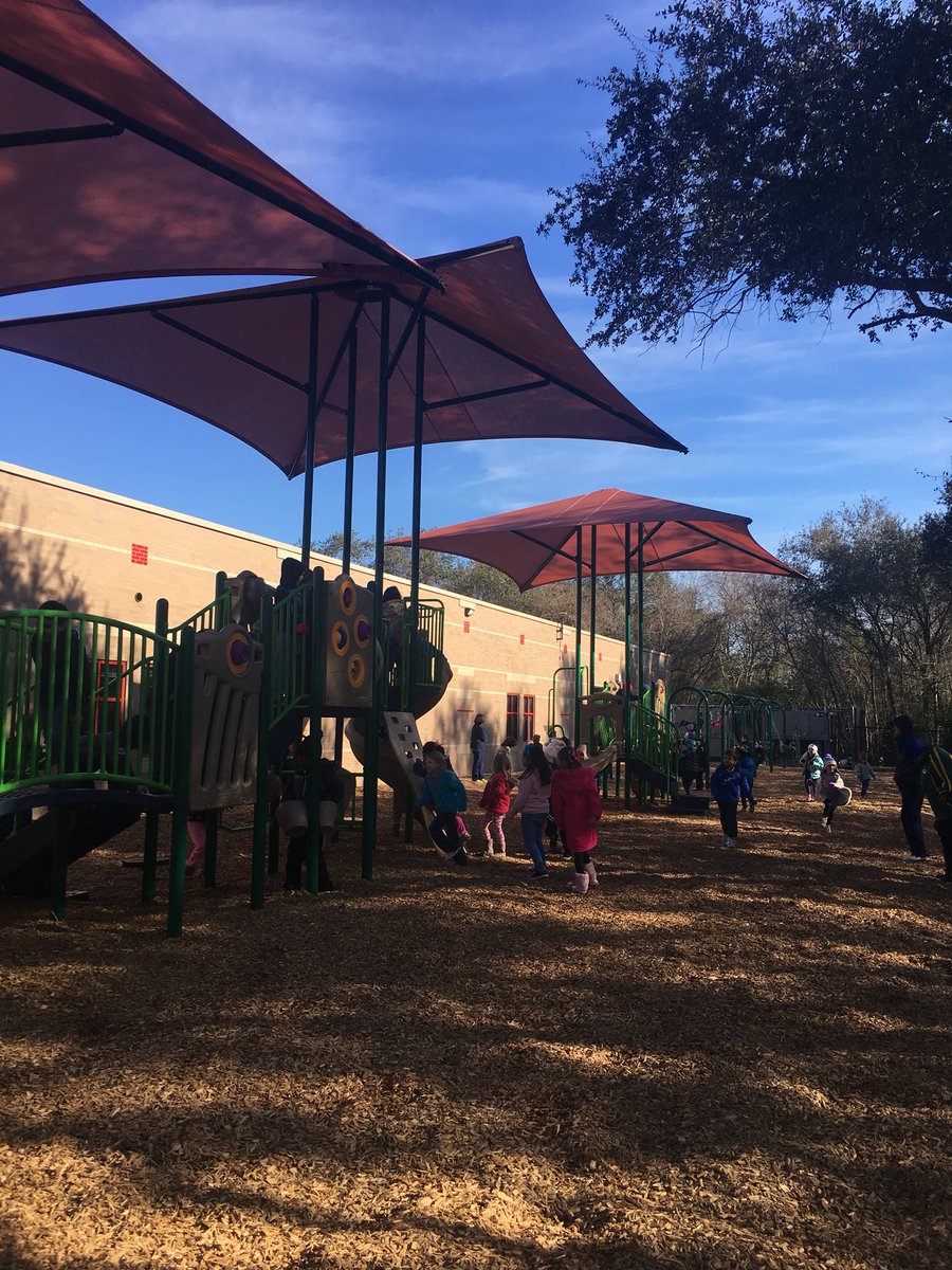 Kindergarten had a great time playing on the New playground!! #creechpride #creechstrong #bethelegacy <a href="/katyisd/">Katy ISD</a>