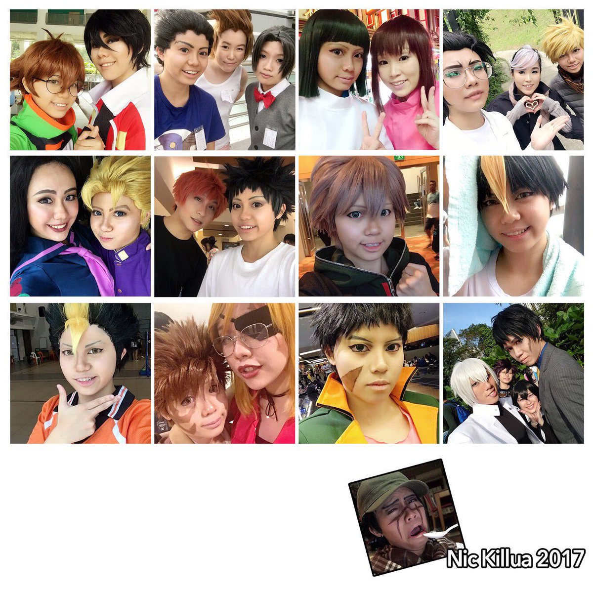 killua93's tweet photo. Oops, forgot to post my #cosplay2017 roundup here OTL
Thank you so much to all my wonderful friends for another fun-filled year in 2017 <3
I'm looking forward to making more memories with you and the things we love X)) https://t.co/oCqjZDA3gn