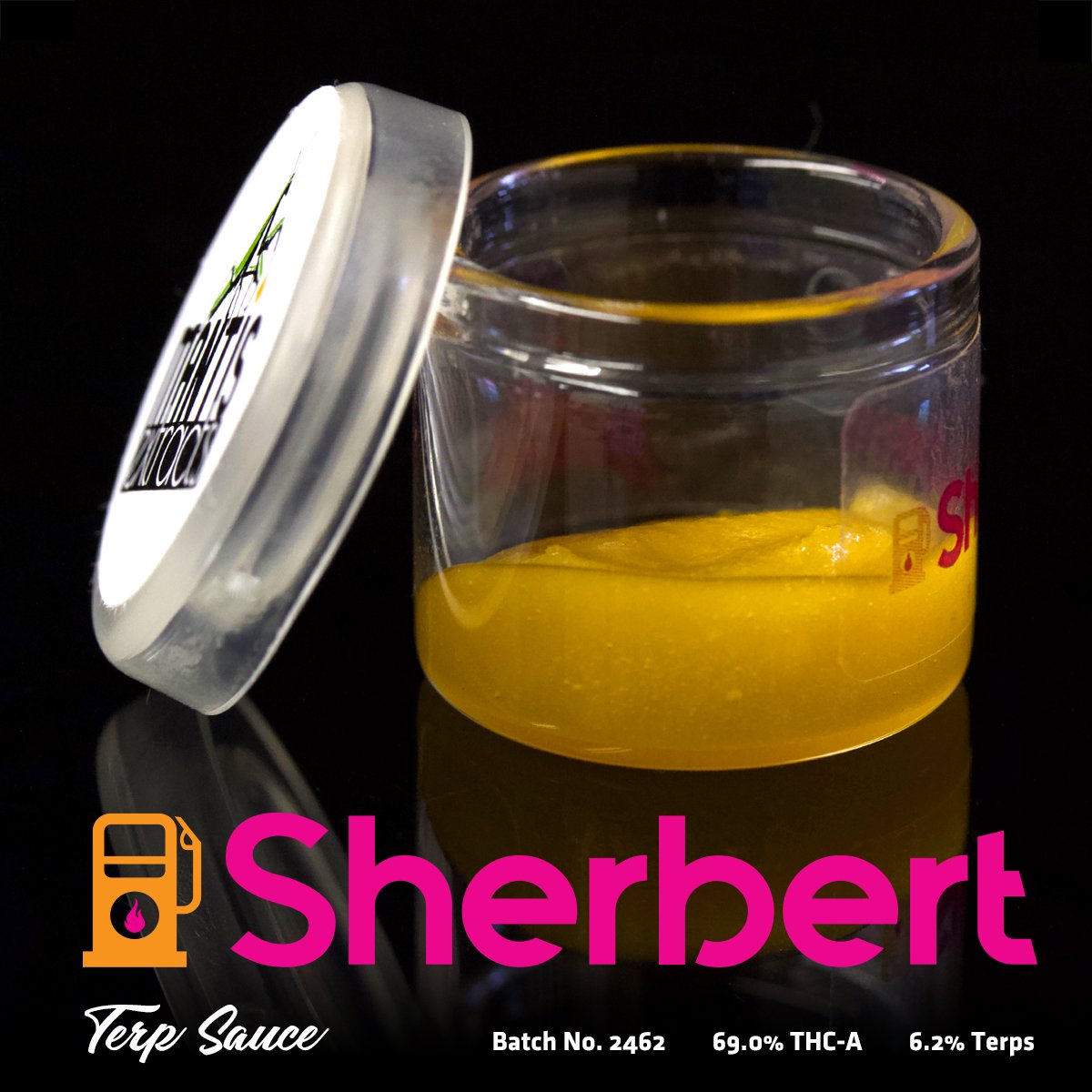 🤔Been in search for that perfect combo of sweet🍭🍰and rocket fuel🚀⛽️ then SEARCH NO MORE⚓️!!! 💁🏻‍♂️💁‍♀️This #mantisgardens grown #sherbert is a stunner⚡️⚡️don't make me yank our own chain⛓🔗 about it, go out and get some and let us know what you think!