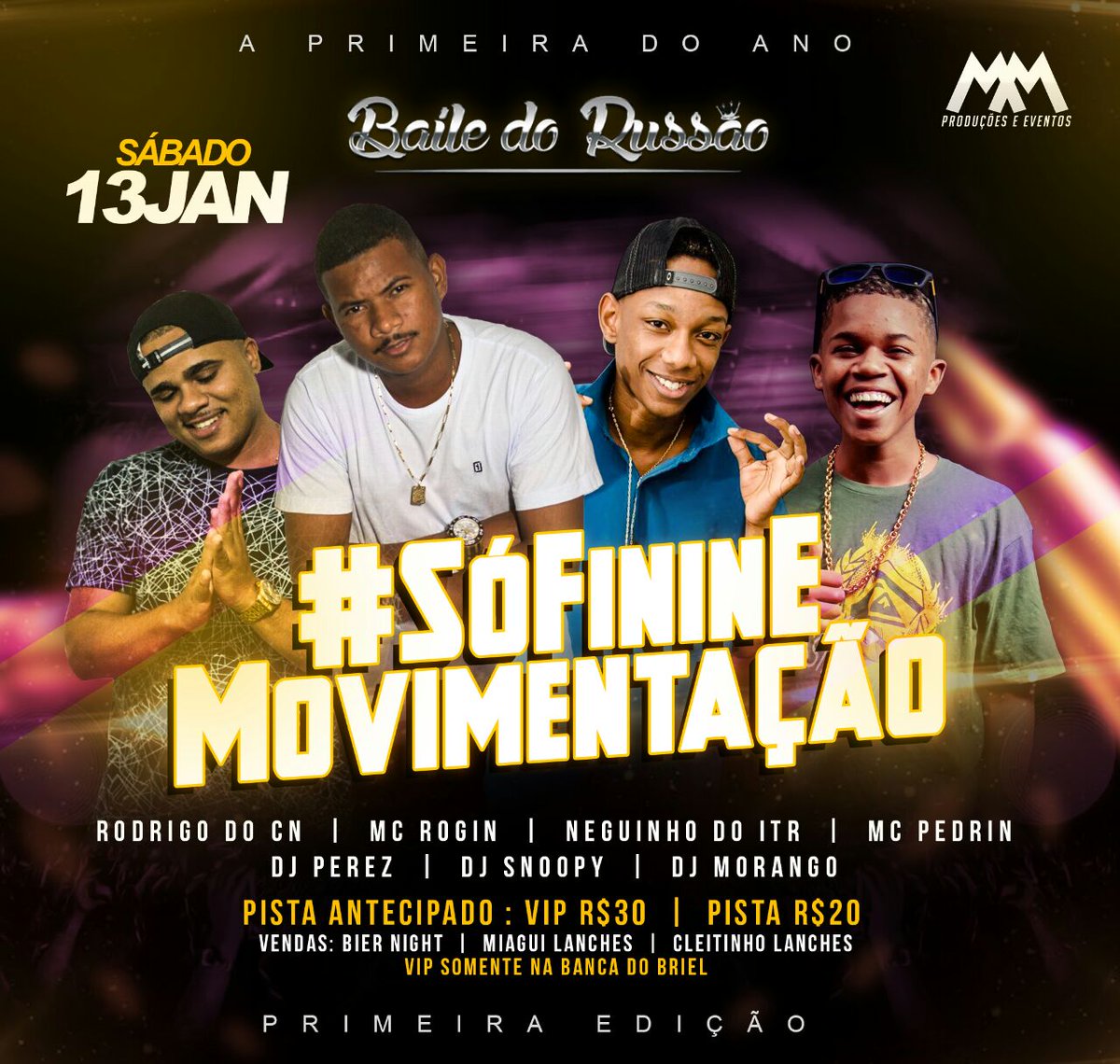 Marciano_Mirand's tweet photo. PREPARA-SE.. POIS DIA 13 SÁBADO NO #BAILEDORUSSAO
Os Maiores Mcs Capixaba Juntos!!!
NEGUINHO DO ITR-RODRIGO DO CN-ROGIN-PEDRINHO
VENDAS DE INGRESSOS INICIADAS APARTIR DE AMANHA 04.01.2018 
✰ GARANTA JÁ SEU INGRESSO✰
Beer Night - Miagui Lanches-Cleitinho Lanches - Banca do Briel https://t.co/c2Ixd9KVUu