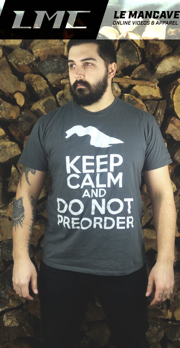 MancaveChannel's tweet photo. We made our first t shirt! 100% canadian made merch for the gamers that got screwed in 2017. https://t.co/t3koL7HNM3