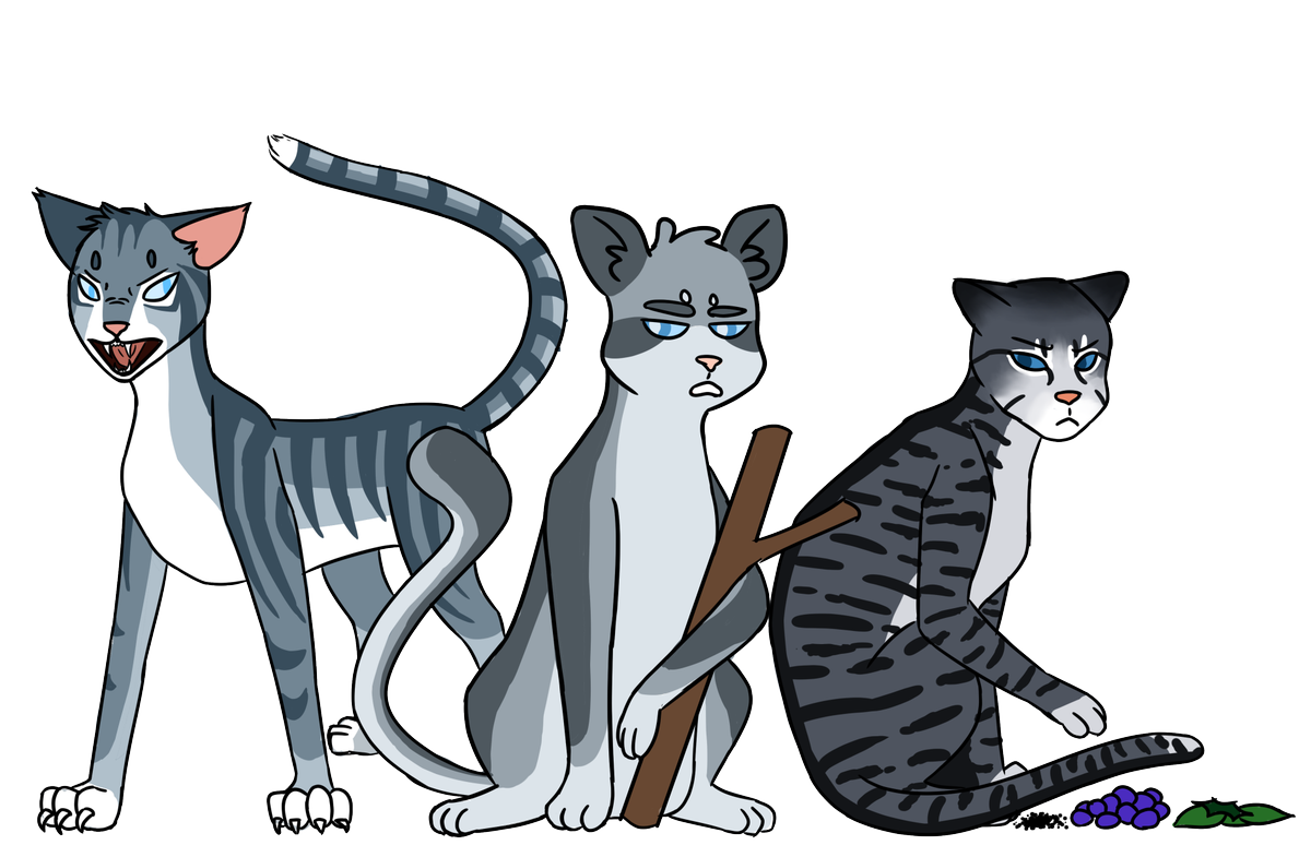 TheRealLeafstar's tweet photo. I think it's hilarious that there's three Jayfeathers and each one acts differently and I can't tell which one is real
In order form left to right: @YaBoiJayfeather @jayfeathre @jadedfeathers https://t.co/PL94oDelhM