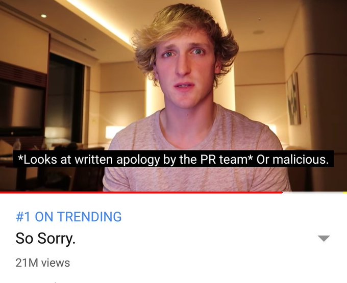 I hate to promote this asshole, but you see that Logan apology video? If you turn on English captions<a href="/tag/2017wrapped"class="tags"><span>#2017wrapped</span></a>