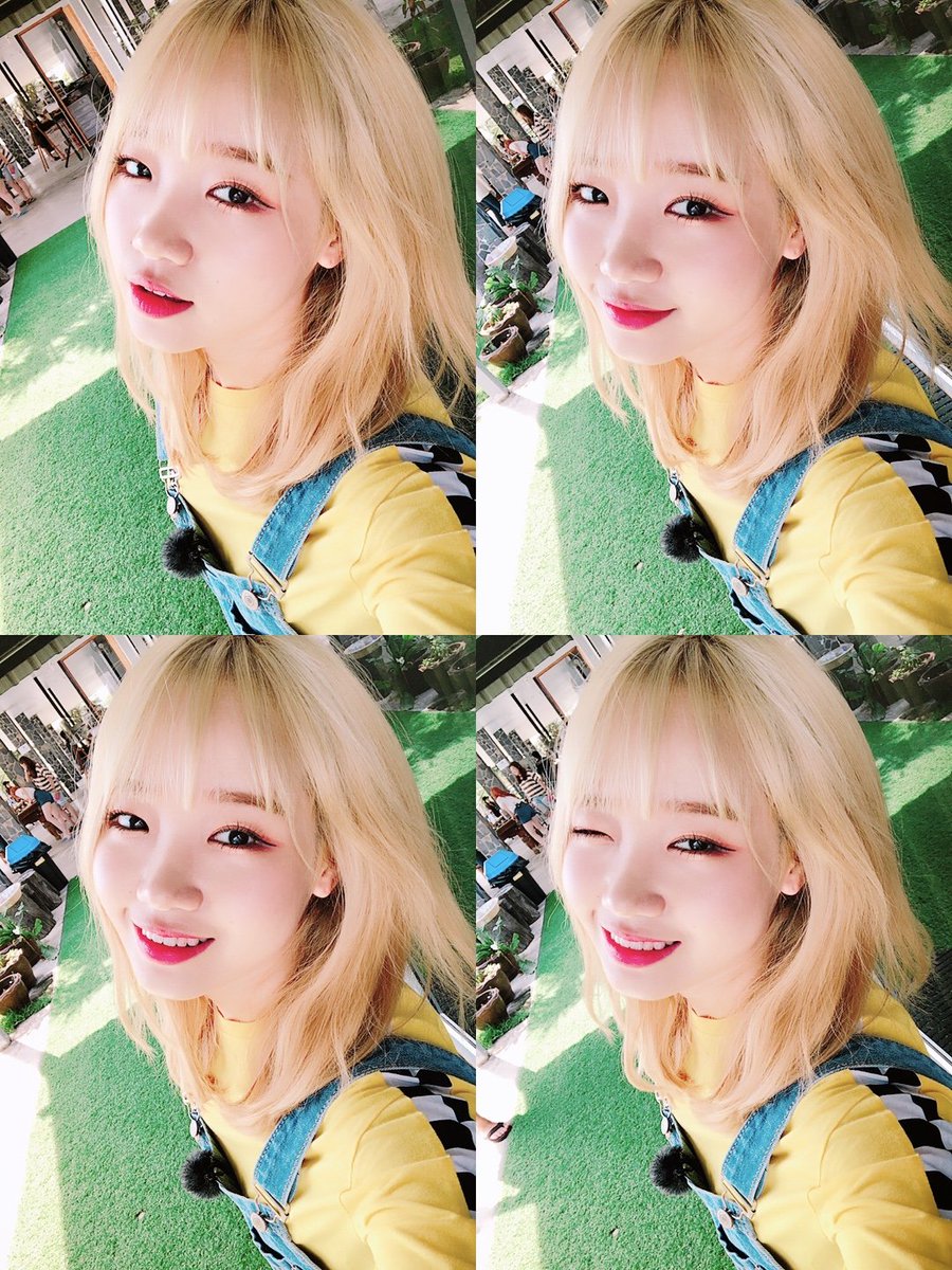 Choi Yoojung Ina On Twitter Yoojung Red Hair Vs Blonde