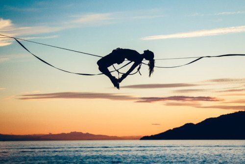 slackstore's tweet image. A fun group of people rigged a few midlines and a waterline in... #slacklife