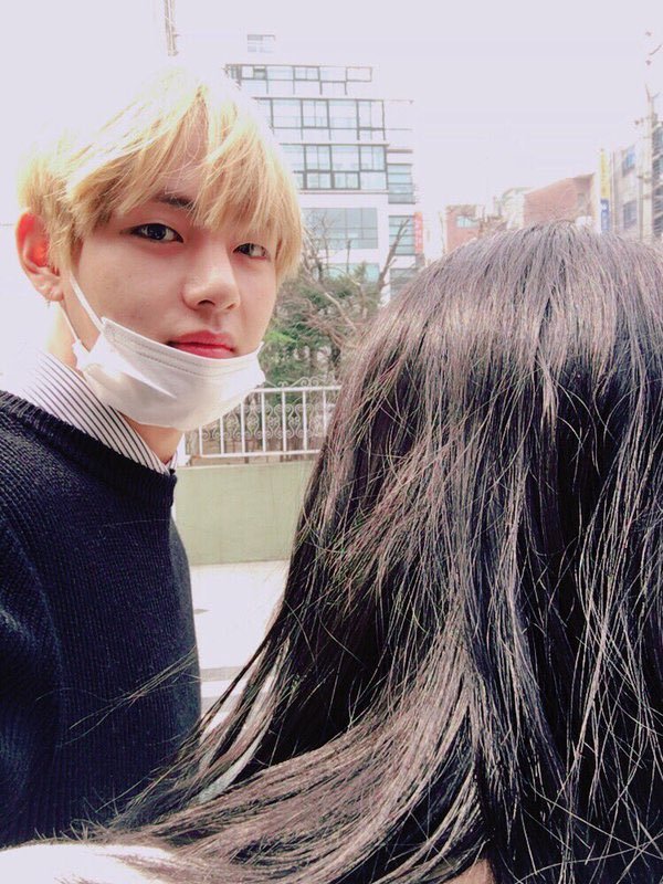 Jang Moonbok Taehyung's friend since high school who he met in the restroom. People flip when he goes out with Taehyung because they think he's a female from the back lmao.