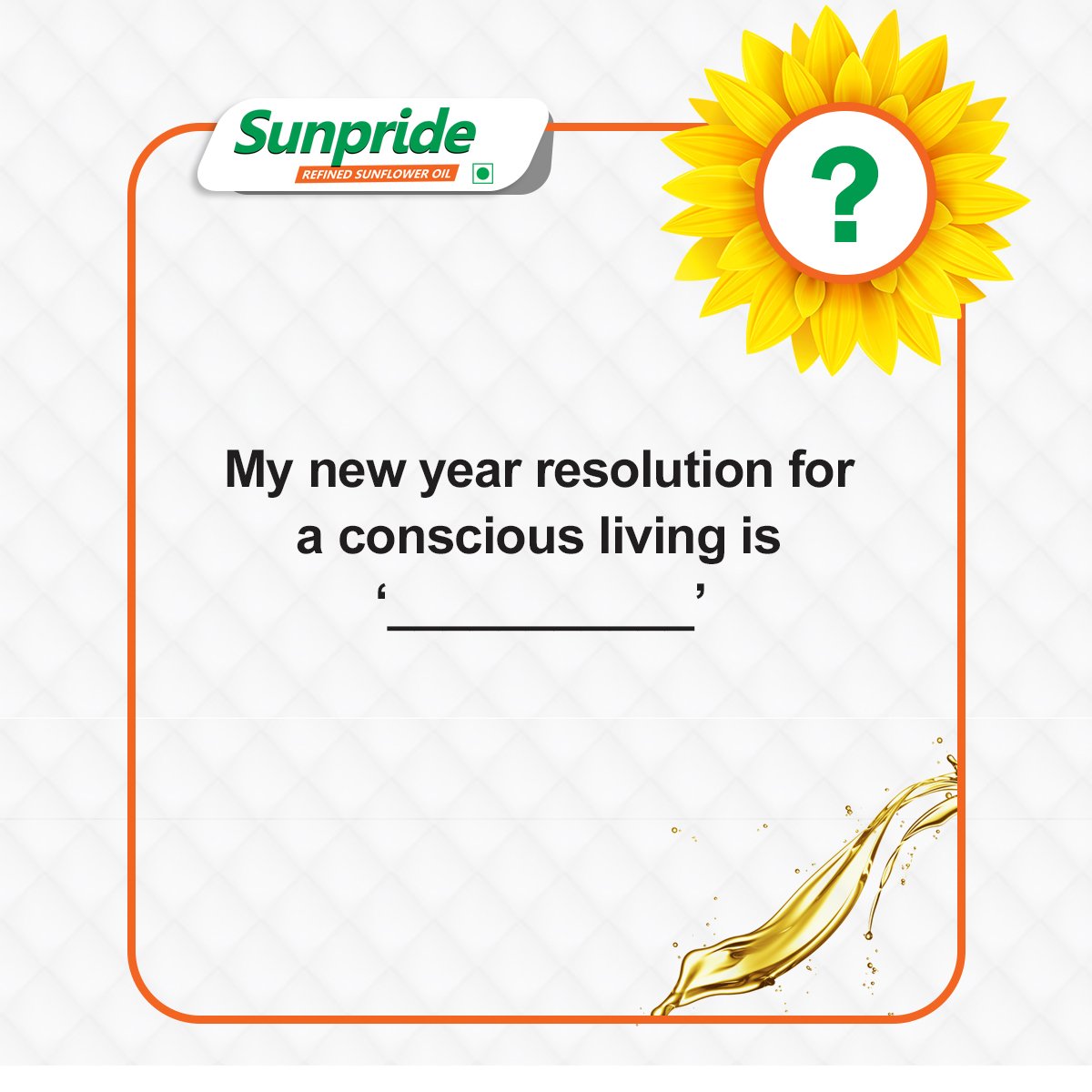 KProteins's tweet photo. How do you plan to stay healthy this year? Let us know in the comment section below and stand a chance to win Flipkart vouchers worth Rs.500. The most creative answer will win our hearts and the prize! #CommenttoWin #Sunpride #Quiz #StartSomethingHealthy https://t.co/WVYUMVvRIO