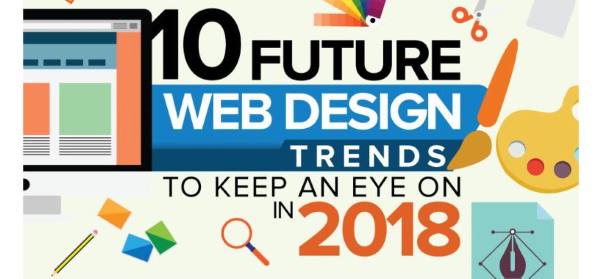 uxlinks's tweet photo. Top 10 Web Design Trends in 2018 to Lookout For [Infographic] > https://t.co/OGVTuXyqcM #ux #uxdesign #ar #vr #users #infographic #webdesign https://t.co/Apx3BKC4ub