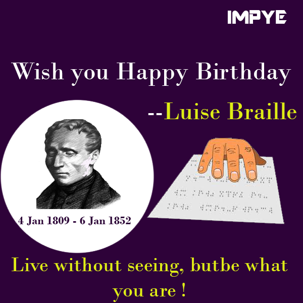 SharmaRavi1993's tweet photo. #HappyBirthday Louis Braille To Invented #BrailleSystem for Visually impaired people Helps them read and write. https://t.co/eeKSce0pHp